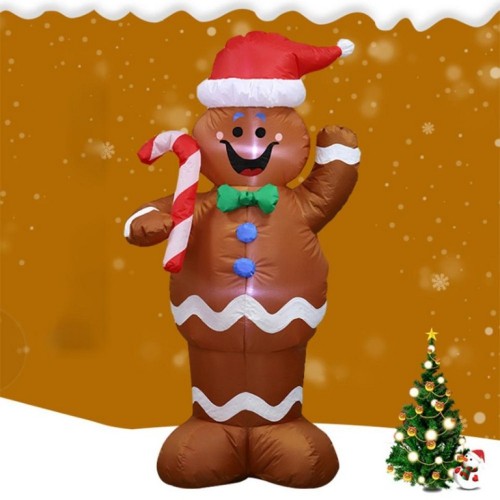 Opblaasfiguur - Gingerbreadman kerst